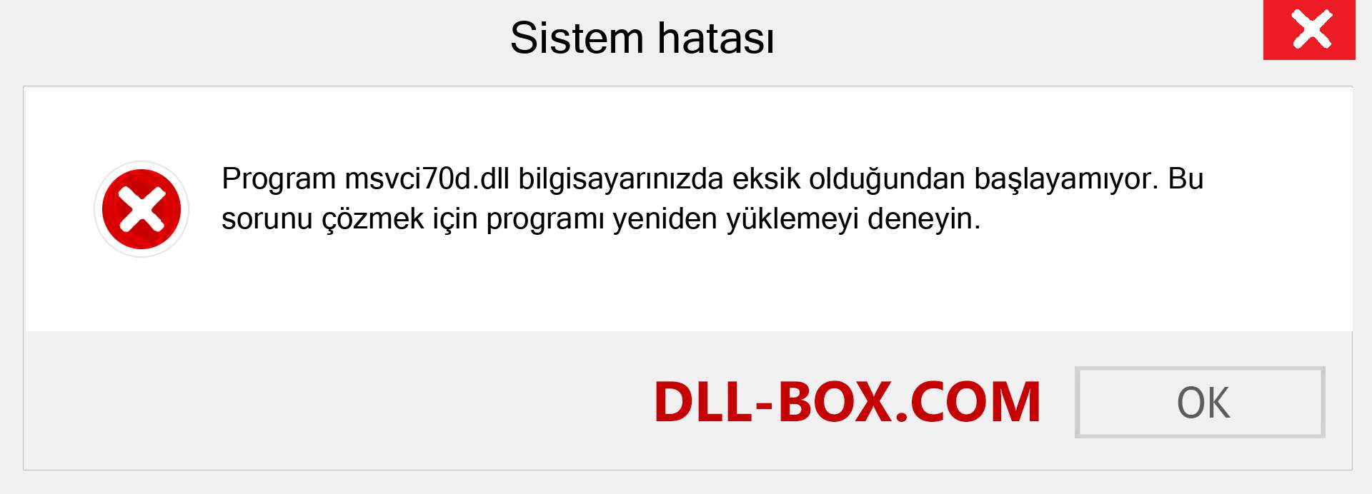 msvci70d.dll dosyası eksik mi? Windows 7, 8, 10 için İndirin - Windows'ta msvci70d dll Eksik Hatasını Düzeltin, fotoğraflar, resimler